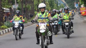 Pastikan Wilayahnya Aman, Kapolresta Cirebon Tingkatkan Patroli Sepeda Motor