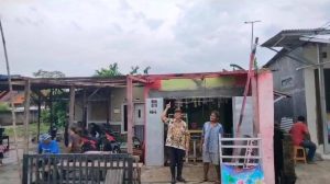 Puting Beliung Terjang Sejumlah Rumah Warga Luwung