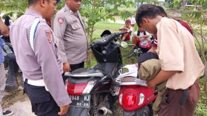 Razia Knalpot Brong, Polsek Susukan Datangi Sejumlah Sekolah