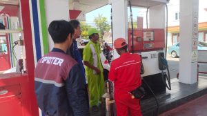 Jelang Lebaran, Tipider Satreskrim Polres Indramayu Sidak SPBU