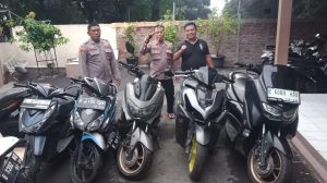 Tawuran Konten, Polsek Kesambi Amankan 5 Motor dan Panah