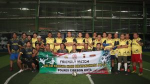 Fun Futsal Peringati HUT Bhayangkara, Polres Ciko vs Jurnalis