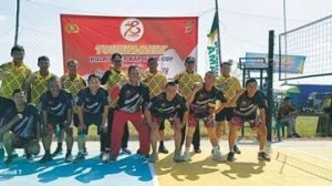 Peringati Hari Bhayangkara, Polsek Gebang Gelar Turnamen Bola Voli