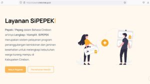 SiPEPEK, Aplikasi Layanan bagi Masyarakat Kurang Mampu di Kabupaten Cirebon