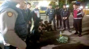 Pesta Miras dan Bawa Sajam, 4 Remaja di Kecamatan Sukahaji Digiring ke Polres Majalengka