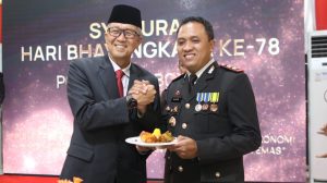 HUT Bhayangkara ke-78, Pj Walikota Cirebon Apresiasi Sinergitas dan Kolaborasi Polri
