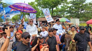 Pasangan Wali Resmi Mendaftarkan ke KPU Kabupaten Cirebon