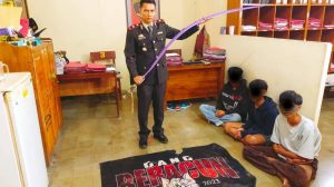 Polsek Gempol Amankan Tiga Pemuda Membawa Sajam
