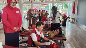 Donor Darah di Pendopo Kuningan Membludak