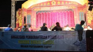 Gelar Sandiwara Rakyat, Diskominfo Sosialisasikan Berantas Rokok Cukai Ilegal