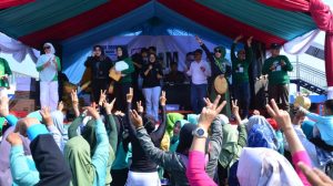 Ratusan Warga Dapil II Antusias Ikut Gebyar Senam Sehat Bareng Cawabup Kamdan