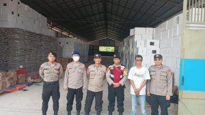 Gudang Logistik KPU Dijaga Ketat Personel Kepolisian 24 Jam