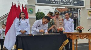 Desa Kawunghilir Diresmikan Menjadi Kampung Pancasila