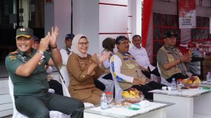Mensos dan Bupati Nina Resmikan Lumbung Sosial Kandanghaur