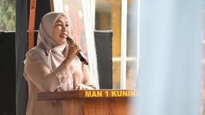 Wabup Tuti Hadiri Ajang Festival Pelajat Kreatif Tanah Air MAN 1 Kuningan