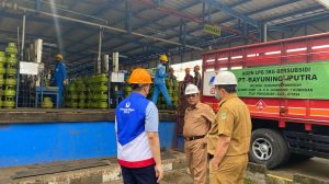 Pastikan Stok Aman Jelang Idul Fitri, Diskopdagperin Bareng Hiswana Migas Sidak SPPBE dan SPBU