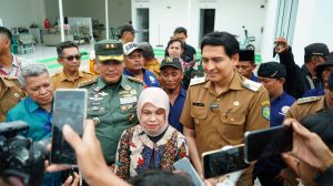 Bupati Indramayu Dampingi Dirjen Pemberdayaan Sosial Tinjau Progres Pembangunan Kampung Nelayan Sejahtera